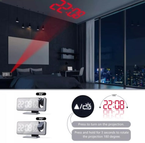 RELOJ PROYECTOR LED