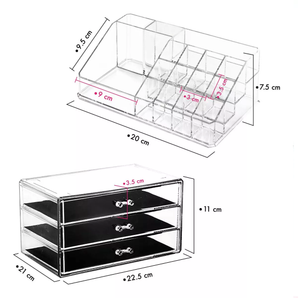 Organizador Maquillaje Cajones Acrilico