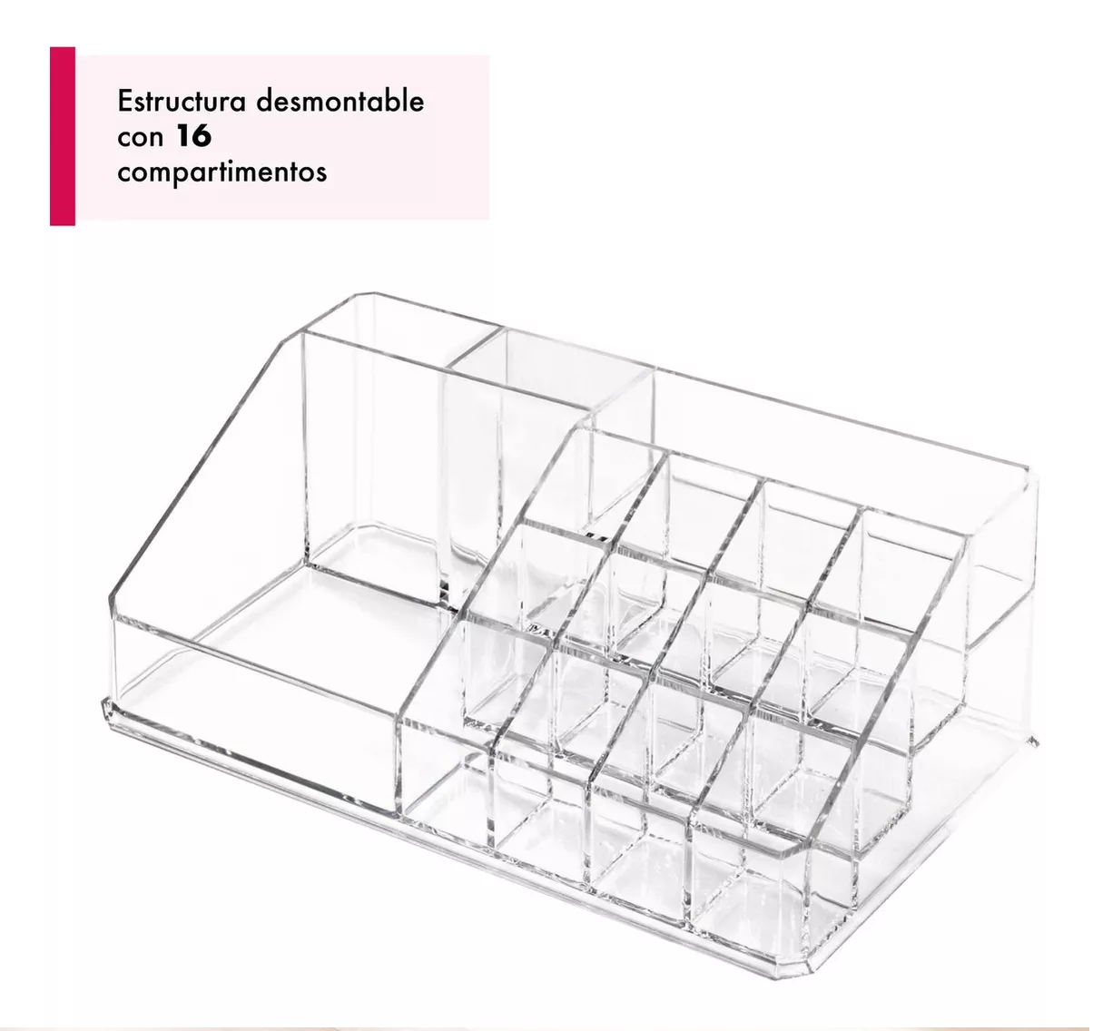 Organizador Maquillaje Cajones Acrilico