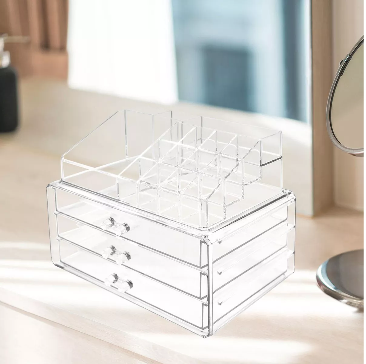 Organizador Maquillaje Cajones Acrilico