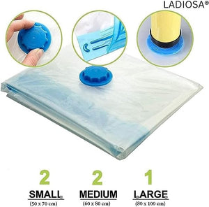 5 Bolsas De Vacío Para Resistentes Para